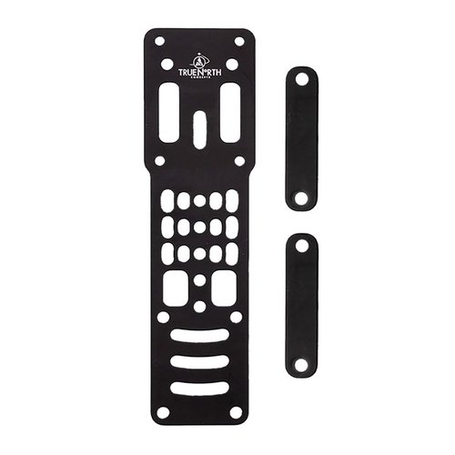 L'adattatore Modular Holster elimina il movimento indesiderato, è realizzato in alluminio 6061-T6, supporta il trasporto "Mid-ride" e si adatta a vari sistemi di sgancio rapido.