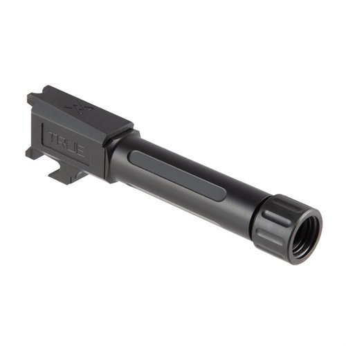 Améliore ton Springfield Armory Hellcat avec ce canon fileté 9mm, idéal pour les accessoires, facile à installer et compatible avec la plupart des dispositifs de bouche.