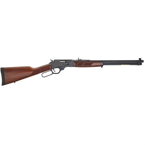 Le Henry .30-30 est léger, maniable, fabriqué aux USA, avec un bois de noyer américain et un design pratique avec un chargeur latéral et un tube amovible.