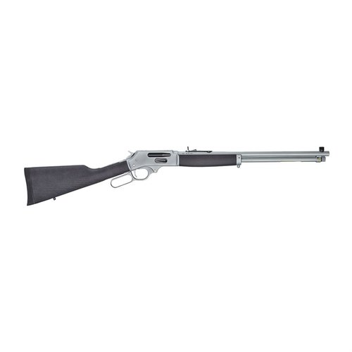 Le fusil à levier All Weather .30-30 de Henry offre une finition en chrome dur, une résistance à la corrosion, et un bois dur résistant aux intempéries pour une utilisation quotidienne.