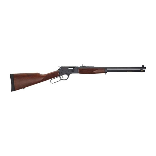 Le Big Boy Steel Carbine avec son canon de 20" ou 16.5", un cadre en acier léger, un pad de recul en caoutchouc et une porte de chargement latérale est parfait pour la chasse.