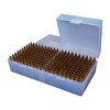 Die FLIP TOP RIFLE AMMO BOX von MTM CASE-GARD ist langlebig, schützt vor Auslaufen und bietet Platz für verschiedene Patronen – ideal für dein Schiessvergnügen!