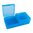 MTM CASE-GARD FLIP TOP RIFLE AMMO BOX 223-RUGER 6X47 200 ROUND BLUE