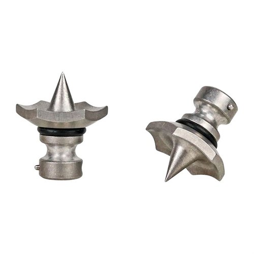 Les Raider Cleat Feet en acier inoxydable pour les bipieds Atlas 5-H et Super CAL offrent robustesse et durabilité, faciles à installer et légers.