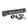 Der Midwest Industries Combat M-LOK Handguard bietet eine robuste, freischwebende Aluminiumkonstruktion mit 7 M-LOK-Punkten und einer durchgehenden Picatinny-Schiene.