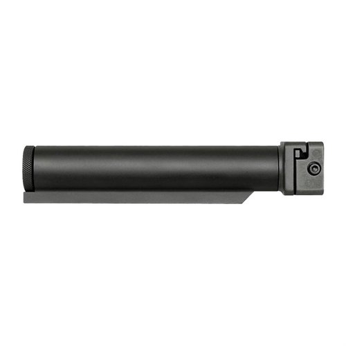 Découvre le Side Folder avec Stock Tube de Midwest Industries : robuste, pliable à droite ou à gauche, tube en aluminium avec compartiment étanche et design modulaire.