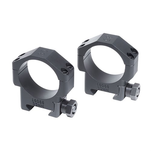 Les anneaux de lunette Badger Ordnance en aluminium 35mm sont conçus pour les optiques modernes, parfaits pour les fusils de précision avec canons lourds.