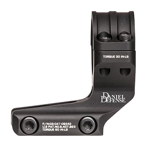 Le montage Red Dot Optic de Daniel Defense est léger (3,15 oz), robuste en aluminium 6061-T6 et facile à installer grâce à la technologie Rock & Lock.