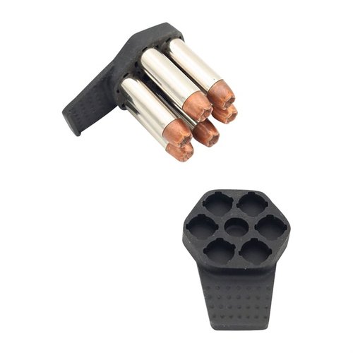 Il K-CLIP 6 SHOT SPEEDLOADER di ZETA6 è compatto, carica 6 cartucce rapidamente e si adatta perfettamente a revolver K-frame e D-frame, ideale per il EDC.