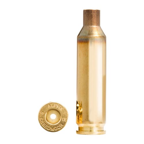 Le cartucce Alpha 6mm Creedmoor offrono una durata superiore grazie alla tecnologia OCD, disponibili in confezioni da 100 con protezione durante la spedizione.