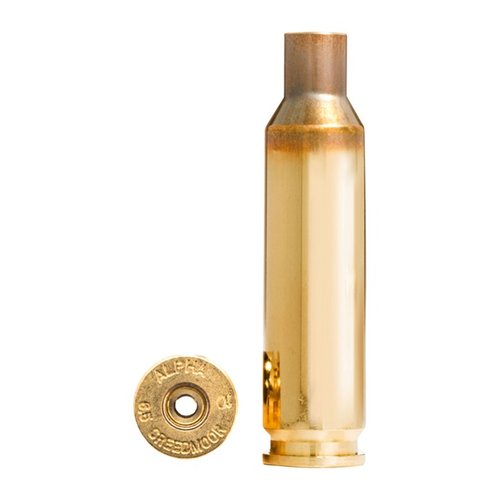 La cartuccia 6.5MM Creedmoor di Alpha Munitions offre una durata superiore grazie alla tecnologia OCD, confezionata in 100 pezzi per una protezione ottimale.