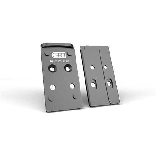 La piastra di montaggio C&H Precision V4 MIL/LEO per Glock è realizzata in alluminio 6061, resistente, con supporti per rinculo e viti Torx per una sicurezza ottimale.