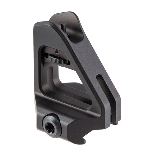 Die AR-15 PEAK Fixed Iron Sights bieten dir eine verbesserte Sicht mit 15" Radius, manuelle Anpassungen und sind ideal als Backup für Aimpoint Optiken.