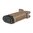 STRIKE INDUSTRIES AR-15 RUBBER OVERMOLD PISTOL GRIP 15-DEGREE FDE