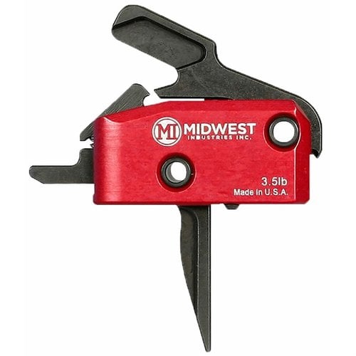 Der AR-15 Enhanced Flat Trigger bietet einen 3,5-lb Single-Stage Abzug für präziseres Schiessen, schnelle Rückstellung und einfache Installation ohne Feineinstellung.