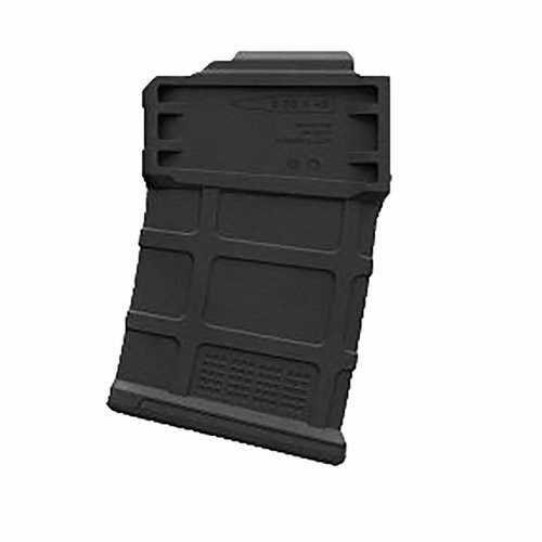 Der PMAG 10 5.56 AC ist ein robuster Polymer-Magazin mit 10 Schuss Kapazität, optimierter Fütterung, selbstschmierendem Follower und langlebiger Edelstahlfeder.