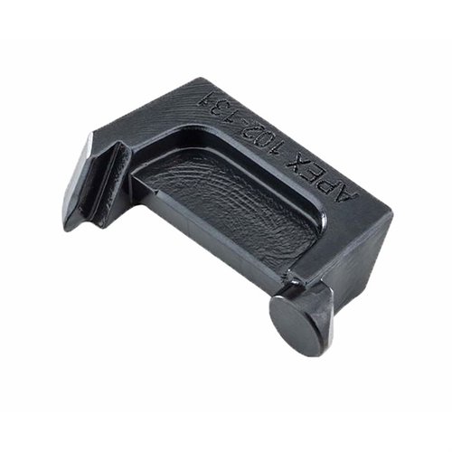 L'extracteur Failure Resistant d'Apex pour Glock offre une robustesse accrue, une extraction fiable et un éjection uniforme, parfait pour les modèles Slim Frame.