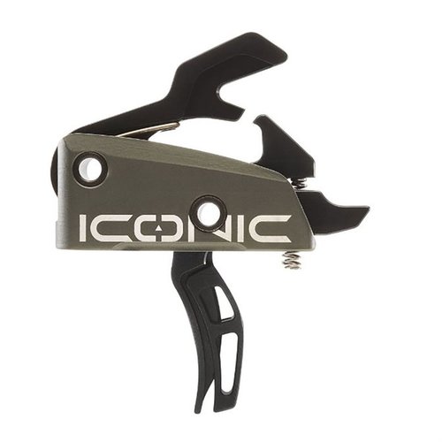 Der AR-15 ICONIC TRIGGER bietet dir eine präzise, duale Abzugstechnik mit einem glatten ersten und einem klaren zweiten Stage für schnelle, zuverlässige Schüsse.