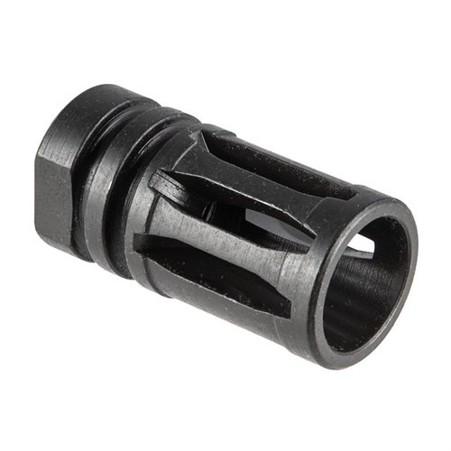 Il flash suppressor A2 .30 cal di Sons of Liberty Gun Works offre prestazioni superiori con filettatura 5/8-24, ideale per AR-15 Mil-Spec.