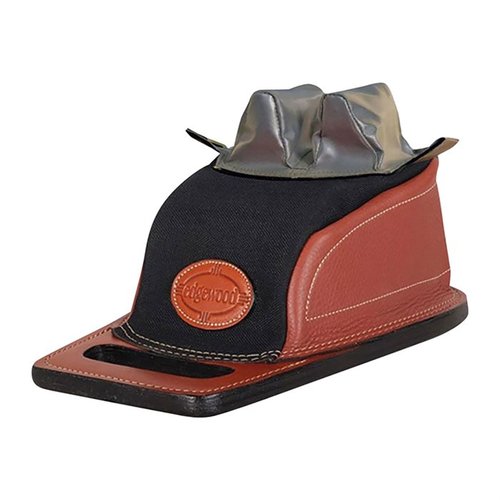 Die Original Rear Bag von Edgewood bietet Stabilität und Präzision für Benchrest-Schützen, ist mit schwerem Sand gefüllt und hat eine robuste Leder- und Nylonkonstruktion.