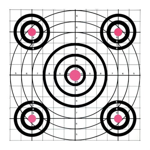 Die SCORE KEEPER BULL TARGETS bieten leuchtende Farben für bessere Sichtbarkeit, eine integrierte Notizsektion zur Datenverfolgung und sind ideal für Gewehre, Pistolen und Luftgewehre.