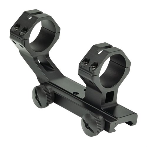 Der THUMB-NUT SPR Optics Mount bietet eine optimale Höhe und einen vorwärts geneigten Design für AR-Stil Gewehre, mit verbesserter Genauigkeit und Rückkehr-zu-Null-Funktion.
