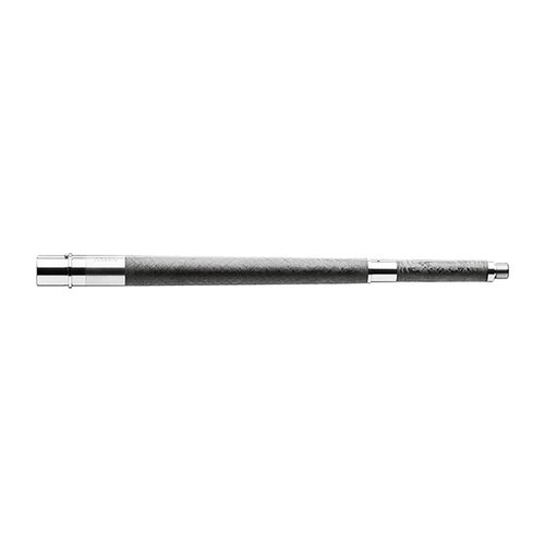 Découvre le canon en fibre de carbone AR 308 : 64% plus léger, précision match, dissipation thermique améliorée, durabilité exceptionnelle et pas de déplacement du point d'impact.