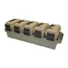 Scopri la robusta cassa portamunizioni MTM, ideale per trasporto e conservazione. 🛡️ Include 5 Mini Ammo Can per munizioni multi-calibro.