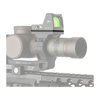 Il Reptilia ROF Riser per Trijicon RMR/SRO offre un'altezza extra di 2.5mm o 10mm, migliorando la compatibilità con torrette alte e ottiche più grandi.