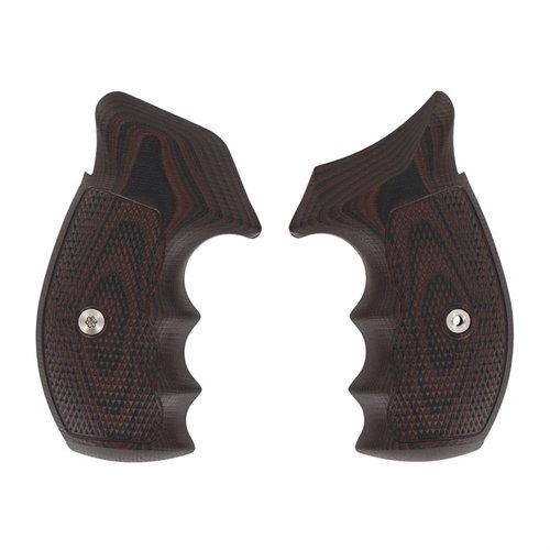 Die S&W K/L FRAME TAC DIAMOND GRIPS bieten eine aggressive Textur aus G10 für optimalen Grip, ideal für Carry, Tactical und Turnierschützen.
