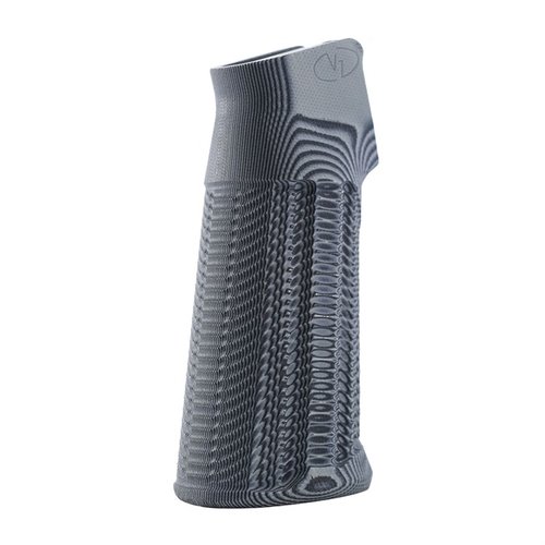 Le impugnature AR-15 Alien® di VZ GRIPS offrono una durata eccezionale e comfort, realizzate in G10 con un angolo di 17° e texture lavorata a macchina.