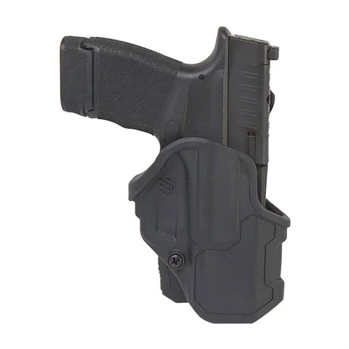 Le holster T-SERIES L2C offre une rétention activée par le pouce, une sécurité totale et une performance optimale grâce à son matériau polymère renforcé.