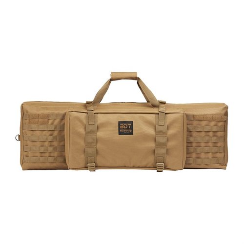 Scopri la custodia per fucile STANDARD SINGLE TACTICAL RIFLE CASE di Bulldog Cases! 🛡️ Resistente in nylon, perfetta per il tuo equipaggiamento.