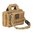 BULLDOG CASES DELUXE 2 PISTOL RANGE BAG W/STRAP & MOLLE TAN