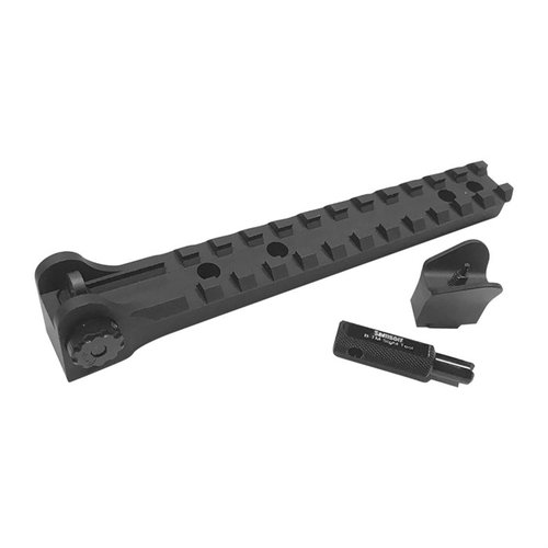 Il pacchetto di mirini B-TM per Ruger 10/22 offre un'altezza di 1.25" per un miglior allineamento visivo e include mirini regolabili e supporto per ottiche.