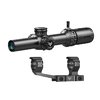 Le Swampfox Arrowhead 1-10x24 SFP offre des turrets verrouillables, un design optique avancé, et des réticules illuminés pour une utilisation optimale en défense.