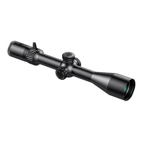 Le Patriot 4-16x44mm FFP offre clarté, durabilité, réticules gravés, tourelles tactiques zéro-reset et ajustement de parallaxe pour une précision optimale.