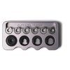Le ZERO Modular Shellholder System d'AREA 419 te permet d'ajuster facilement le shoulder bump avec des inserts en acier inoxydable pour une précision optimale.