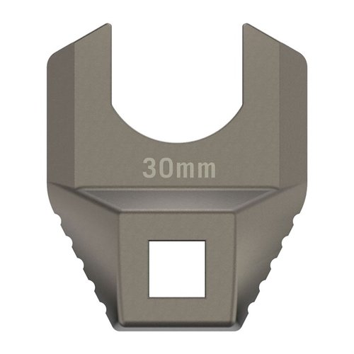Le MASTER-FIT FREE-FLOAT BARREL NUT WRENCH est un outil précis en acier inoxydable revêtu de titane, parfait pour un contrôle de couple sans glissement.