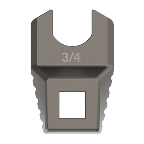 Le MASTER-FIT MUZZLE DEVICE WRENCH de REAL AVID est conçu pour un ajustement précis, en acier inoxydable revêtu de titane, offrant un contrôle sans glissement.