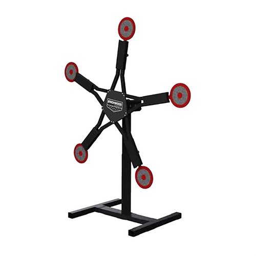 Il TEXAS STAR PLINKING TARGET è ideale per pistole, fucili e fucili a pompa, con un'altezza di 4 piedi e bersagli da 6" in AR500, facile da trasportare e ripristinare.