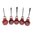 U.J. RAMELSON #107R MINI PALM WOODCARVING 5 PIECE SET