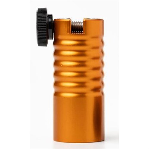 Le HEADSPACE COMPARATOR BODY de SHORT ACTION CUSTOMS te permet de mesurer avec précision grâce à ses configurations centrées ou décalées, en aluminium 6061.