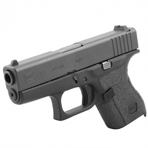 Améliore ta prise sur le Glock G43 avec le Grip Tape Talon, qui offre une texture optimisée et une adhérence solide, tout en étant non permanent.