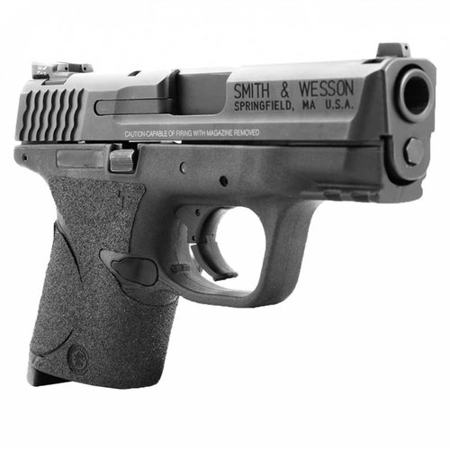 Il Talon S&W M&P Compact Small Backstrap Grip Tape migliora la presa con una texture avanzata, è facile da applicare e rimuovere senza danneggiare l'arma.