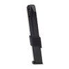 Le chargeur CANIK TP9 de 32 coups en acier est robuste, avec un corps en acier traité, un suiveur moulé par injection et un ressort en fil de silicone.