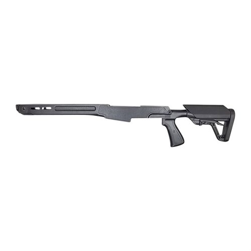 Le stock Archangel M1A est léger, réglable, avec un grip amovible, plusieurs points de fixation pour sangle et construction en polymère résistant aux intempéries.