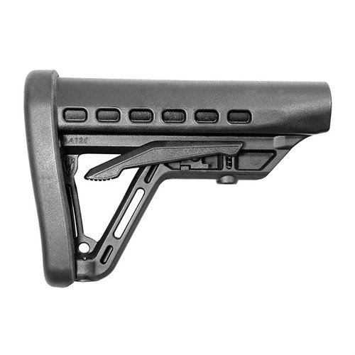 Der Archangel® Low-Profile AR-15® Buttstock ist leicht, kompakt und bietet 6 Positionen für schnelles Handling und präzises Schiessen. Hergestellt aus strapazierfähigem Polymer.