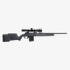 Il calcio Hunter 110 per fucili Savage 110 offre ergonomia avanzata, compatibilità AICS, regolazione della lunghezza e altezza del comb, e un design robusto.