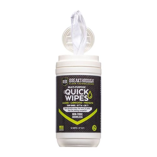 Le SYNTHETIC CLP QUICK WIPES puliscono e lubrificano facilmente le armi, rimuovendo il carbonio e proteggendo le superfici metalliche in modo sicuro e non tossico.